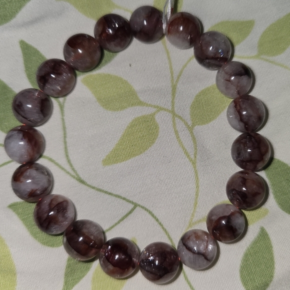 10mm Fire Quartz Bracelet - Picture 3 of 8